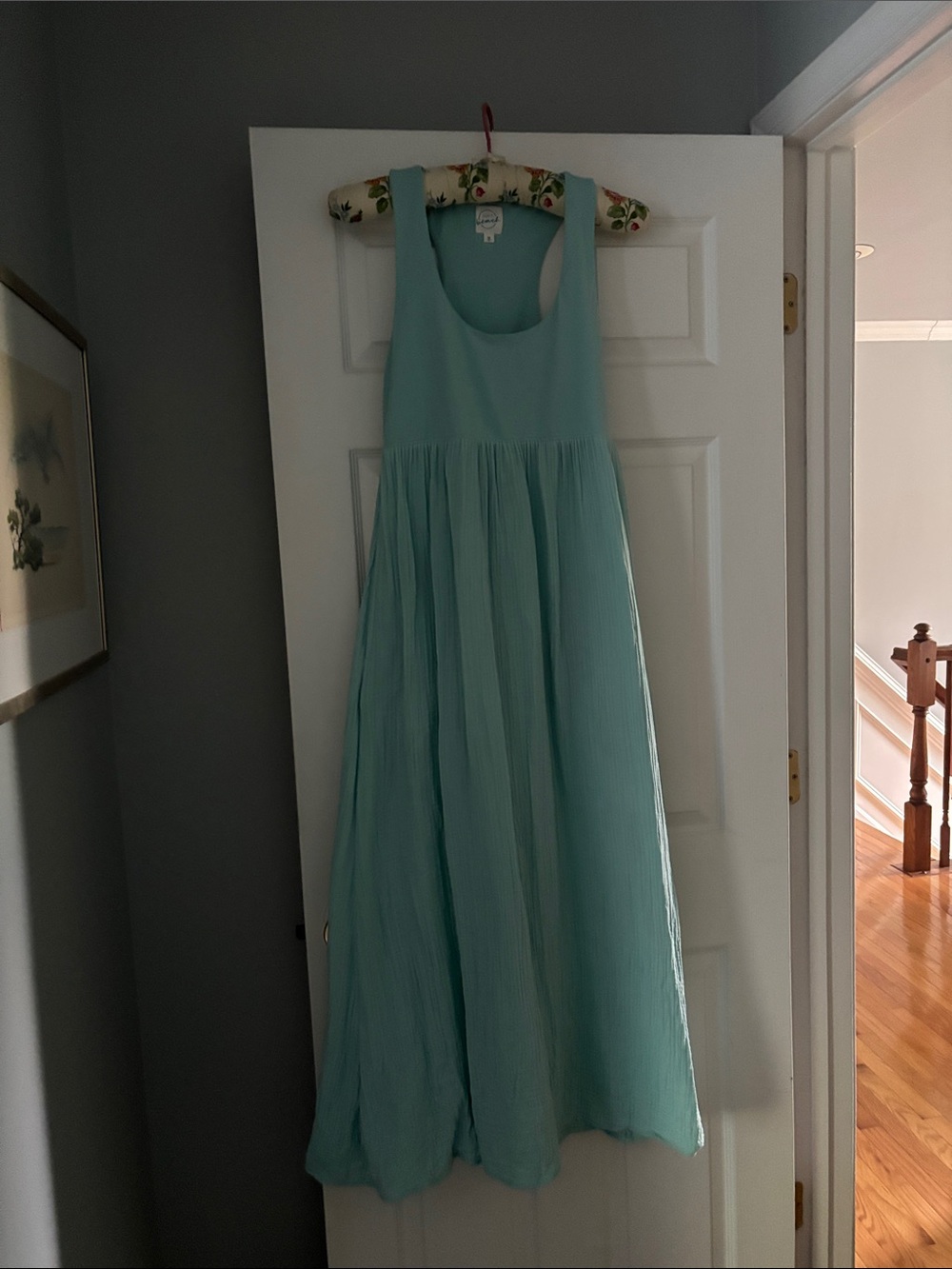 LOFT Mint Sleeveless Maxi Dress